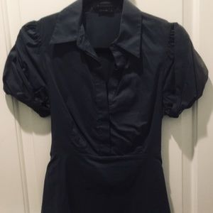 Dark blue blouse styled shirt